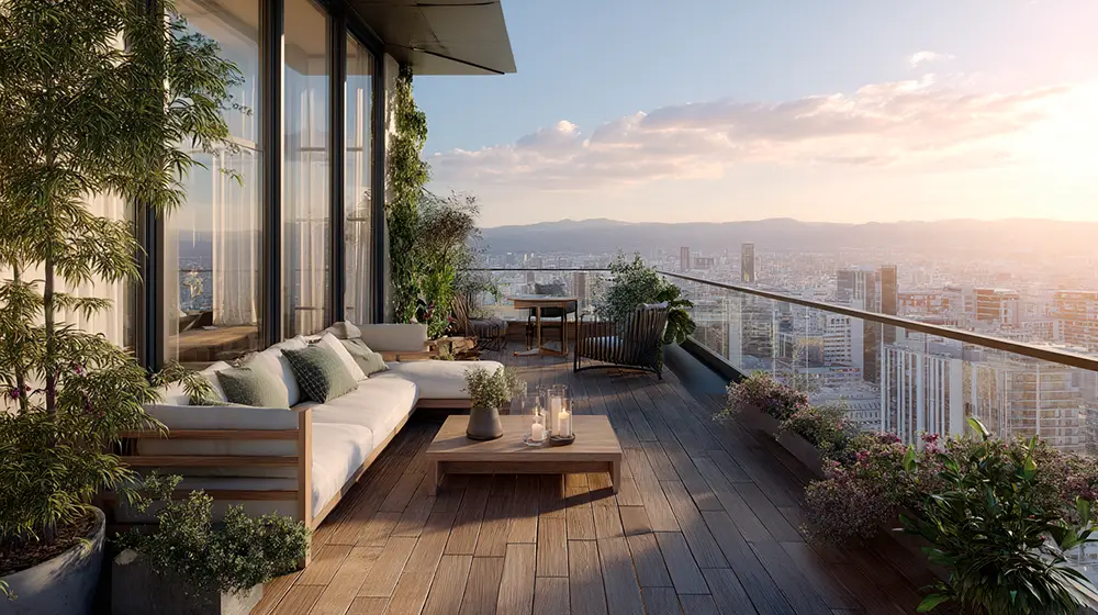 ¿Cuál es la diferencia entre balcón y terraza?